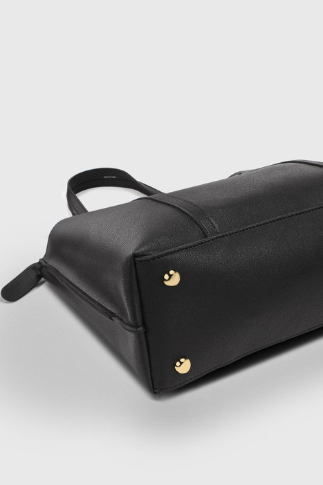 Zoozie Bags Bolsa de Hombro de Cuero PU Negro Zoozie Bags Bolsa de Hombro de Cuero PU Negro
